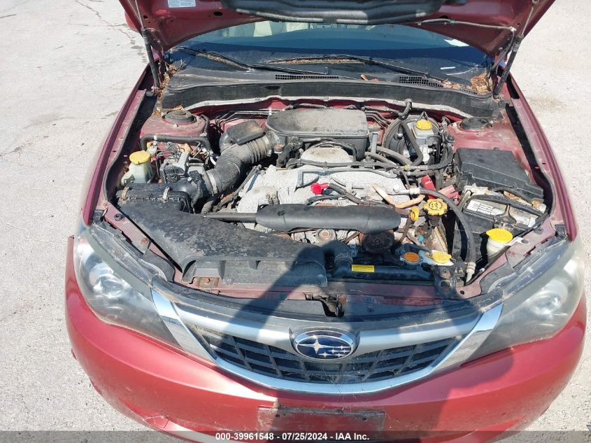 2009 Subaru Impreza 2.5I VIN: JF1GH60659H820089 Lot: 39961548