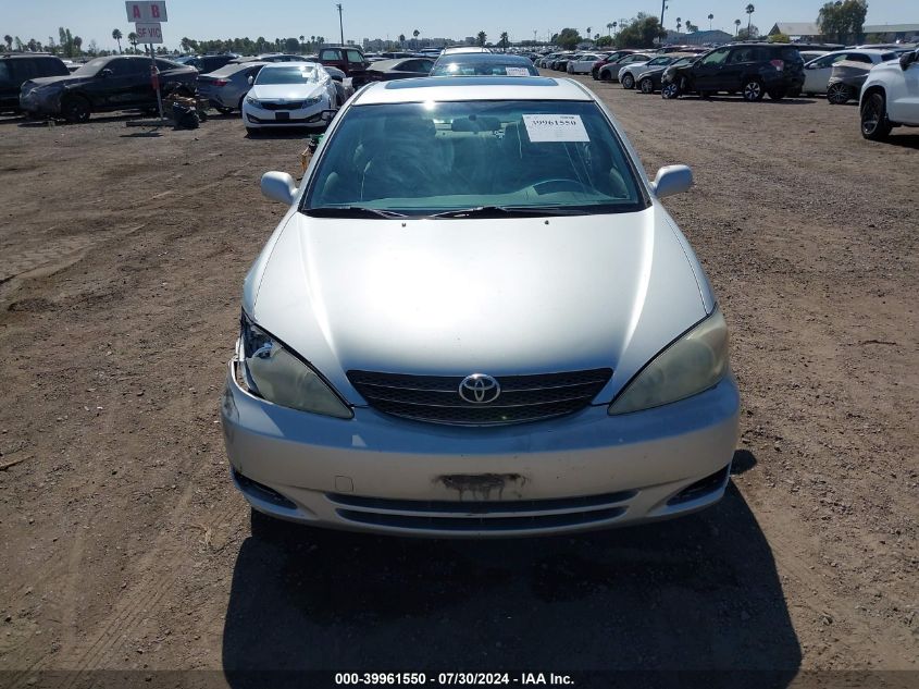 2003 Toyota Camry Le/Se/Xle VIN: JTDBE32K830167415 Lot: 39961550