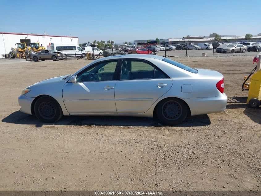 2003 Toyota Camry Le/Se/Xle VIN: JTDBE32K830167415 Lot: 39961550