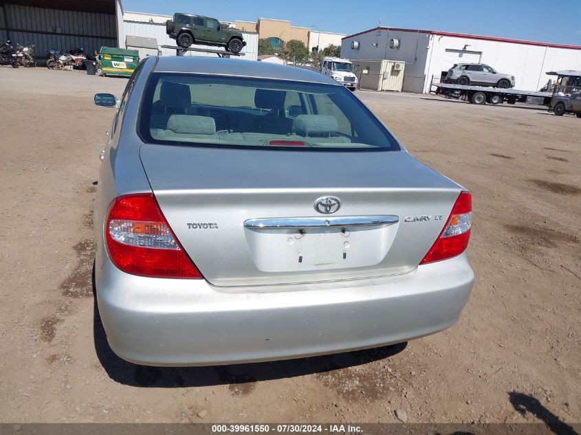 2003 Toyota Camry Le/Se/Xle VIN: JTDBE32K830167415 Lot: 39961550