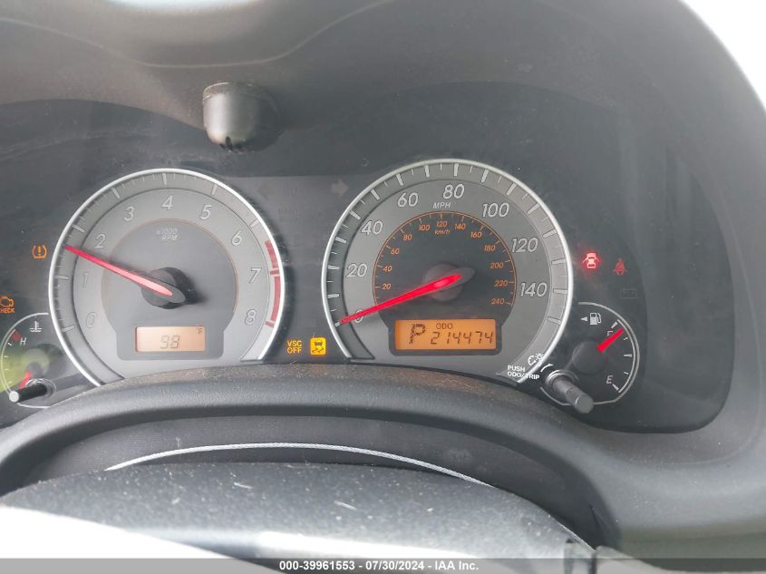 2010 Toyota Corolla S VIN: 2T1BU4EE4AC455899 Lot: 39961553