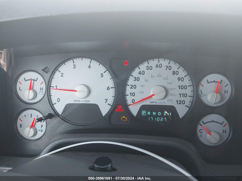 2008 Dodge Ram 1500 Slt VIN: 1D7HA18278S567257 Lot: 39961691