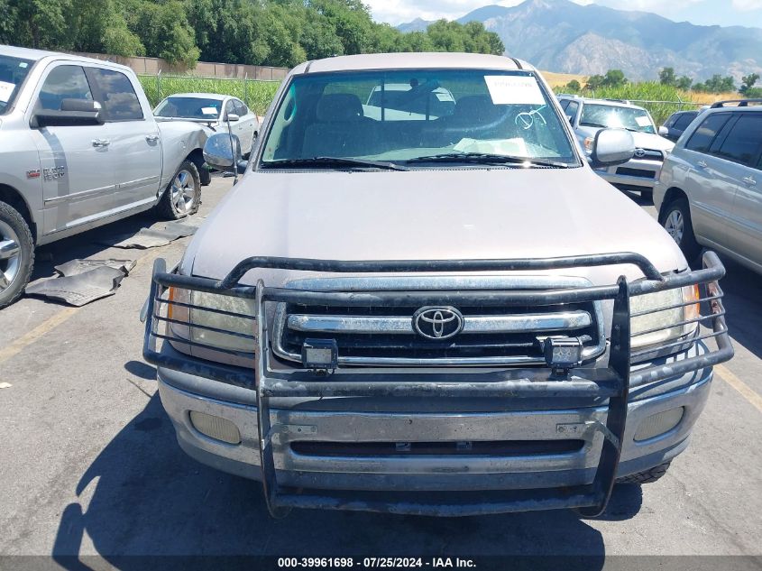 2000 Toyota Tundra Sr5 V8 VIN: 5TBBT4413YS087517 Lot: 39961698