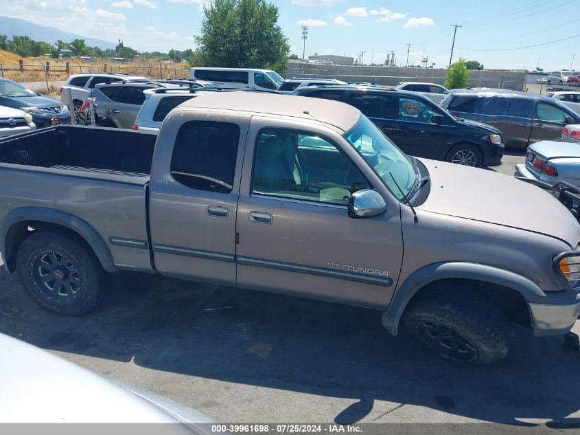 2000 Toyota Tundra Sr5 V8 VIN: 5TBBT4413YS087517 Lot: 39961698