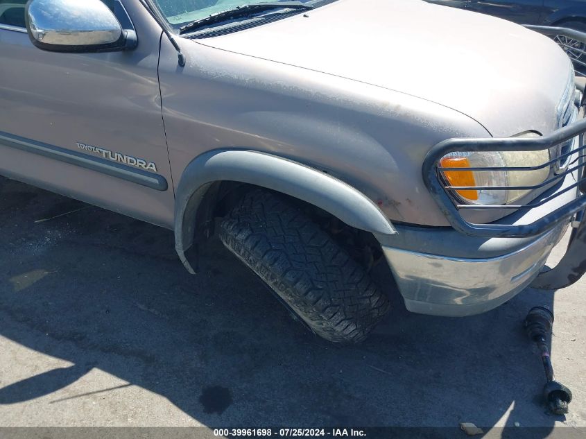 2000 Toyota Tundra Sr5 V8 VIN: 5TBBT4413YS087517 Lot: 39961698