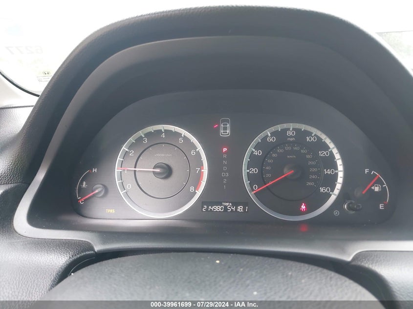 2010 Honda Accord Exl VIN: 1HGCP3F8XAA025153 Lot: 39961699