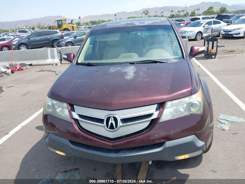 2009 Acura Mdx Technology Package VIN: 2HNYD28409H511320 Lot: 39961710