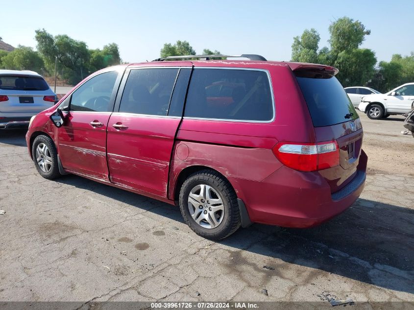 2006 Honda Odyssey Ex-L VIN: 5FNRL38786B083124 Lot: 39961726