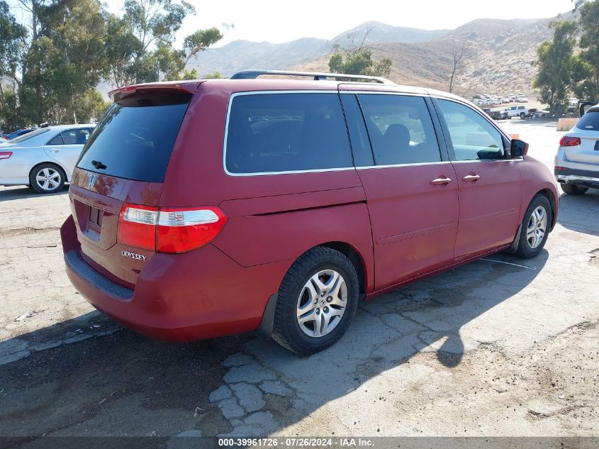 2006 Honda Odyssey Ex-L VIN: 5FNRL38786B083124 Lot: 39961726