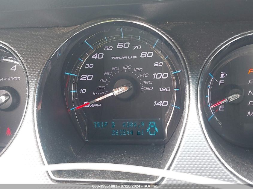 2011 Ford Taurus Sel VIN: 1FAHP2EW5BG153349 Lot: 39961803