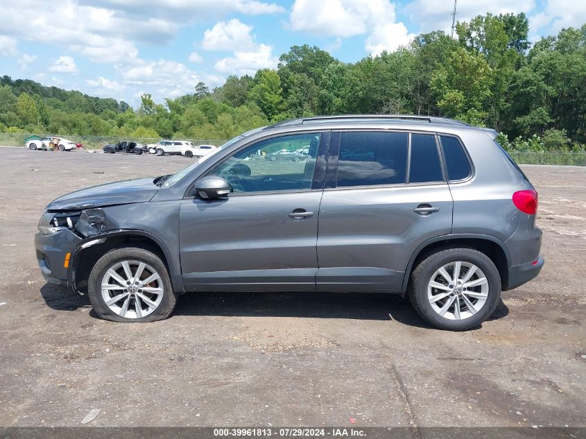 2015 Volkswagen Tiguan Se VIN: WVGAV7AX3FW599889 Lot: 39961813