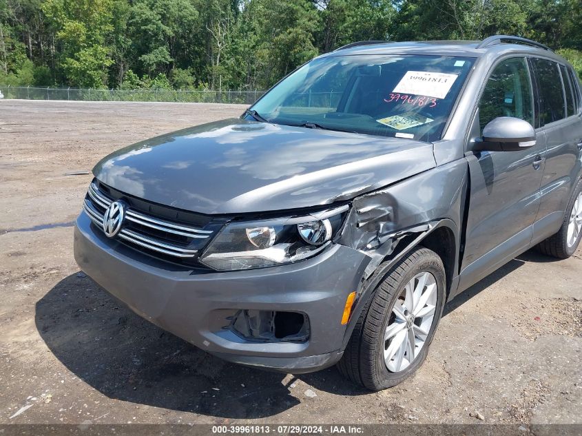 2015 Volkswagen Tiguan Se VIN: WVGAV7AX3FW599889 Lot: 39961813