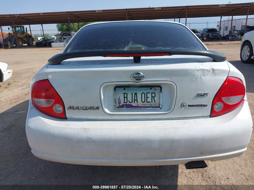 2000 Nissan Maxima Gle/Gxe/Se VIN: JN1CA31D2YT516127 Lot: 39961857