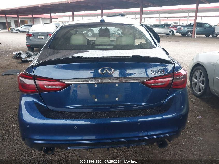 2020 Infiniti Q50 Red Sport 400 VIN: JN1FV7APXLM630107 Lot: 39961882