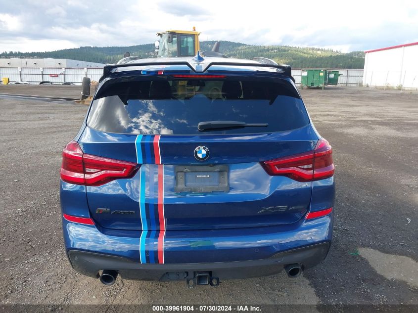 2021 BMW X3 xDrive30I VIN: 5UXTY5C01M9G39764 Lot: 39961904