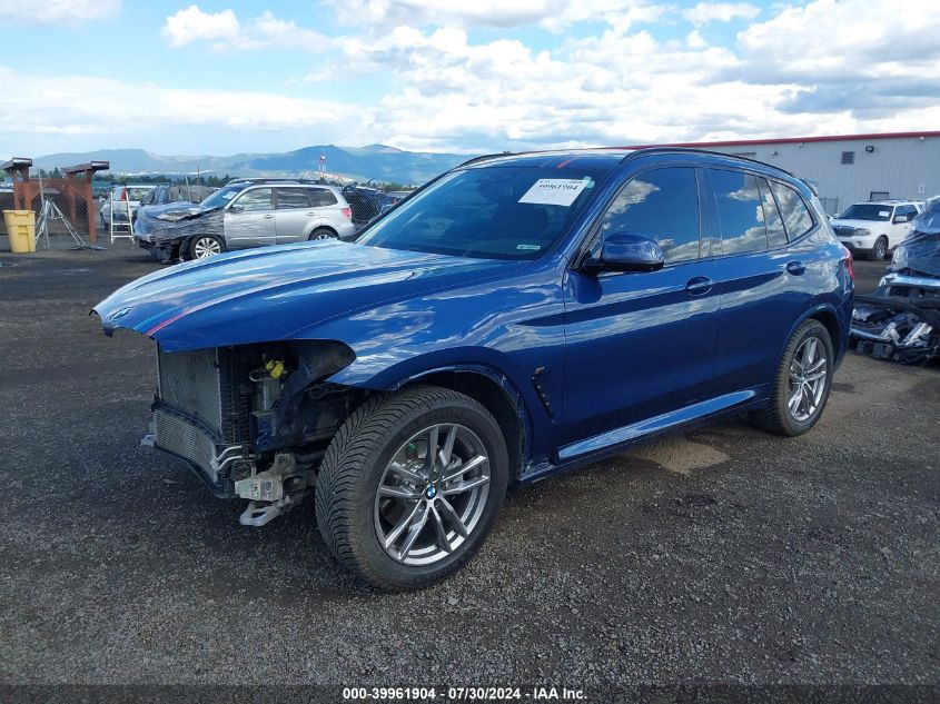 VIN 5UXTY5C01M9G39764 2021 BMW X3, Xdrive30I no.2