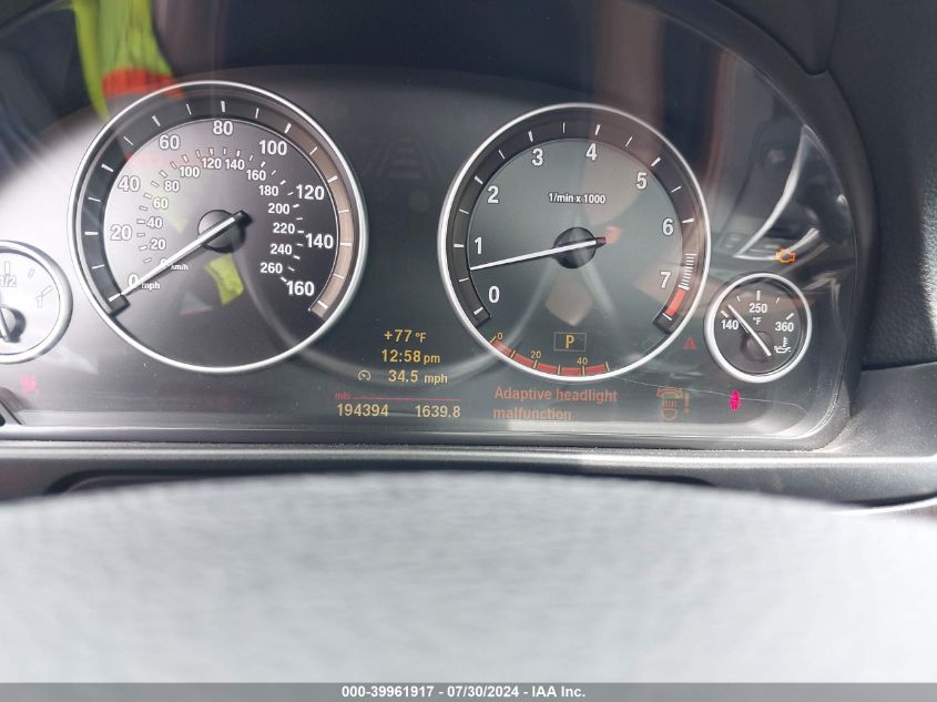 2011 BMW 535I xDrive VIN: WBAFU7C5XBC874112 Lot: 39961917