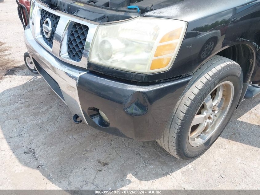 2006 Nissan Titan Le VIN: 1N6BA07A76N564743 Lot: 39961939