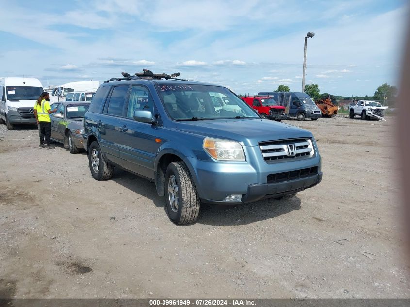 2006 Honda Pilot Ex-L VIN: 5FNYF18526B002849 Lot: 39961949