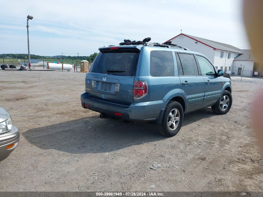 2006 Honda Pilot Ex-L VIN: 5FNYF18526B002849 Lot: 39961949