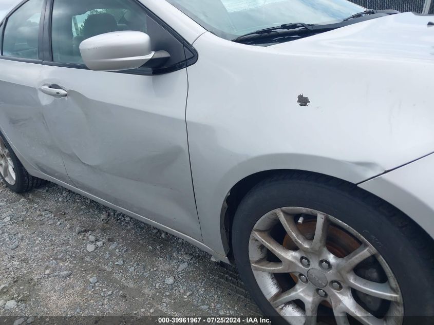 2013 Dodge Dart Sxt VIN: 1C3CDFBA5DD209733 Lot: 39961967