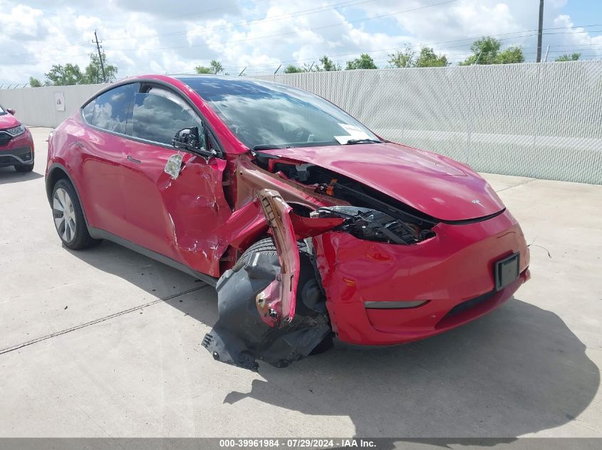 2022 TESLA MODEL Y LONG RANGE DUAL MOTOR ALL-WHEEL DRIVE - 7SAYGDEE2NF370890