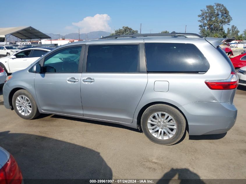 2017 Toyota Sienna Xle 8 Passenger VIN: 5TDYZ3DC7HS768050 Lot: 39961997