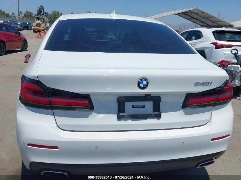 2021 BMW 540I VIN: WBA53BJ03MWX15040 Lot: 39962010