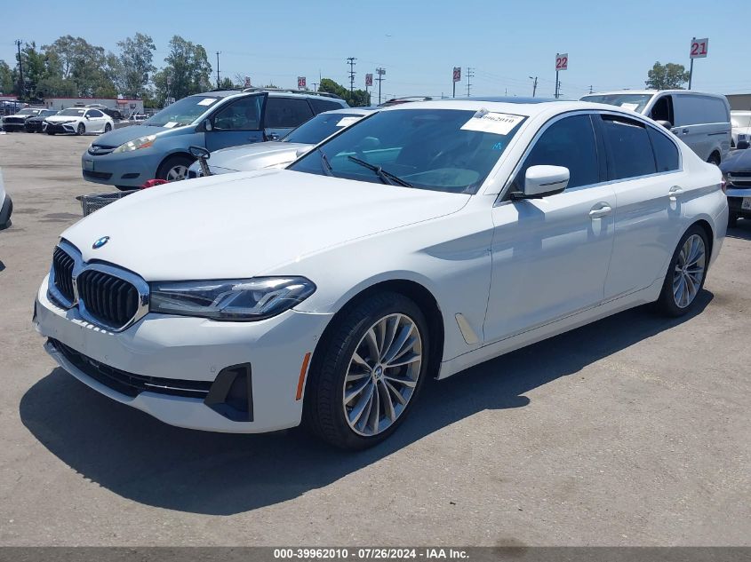 2021 BMW 540I VIN: WBA53BJ03MWX15040 Lot: 39962010