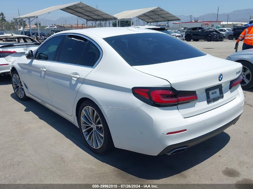 2021 BMW 540I VIN: WBA53BJ03MWX15040 Lot: 39962010