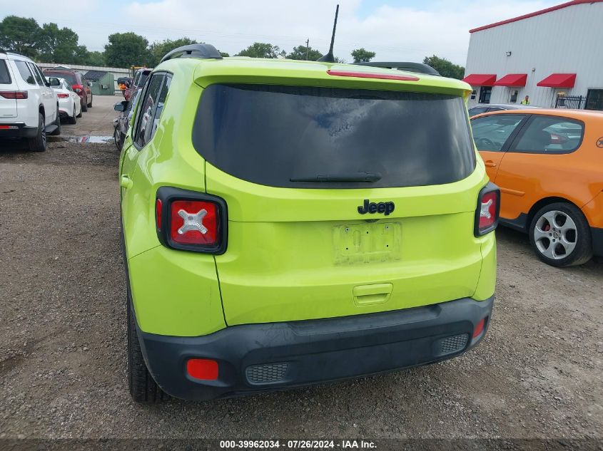 2018 Jeep Renegade Altitude Fwd VIN: ZACCJABB8JPH55911 Lot: 39962034