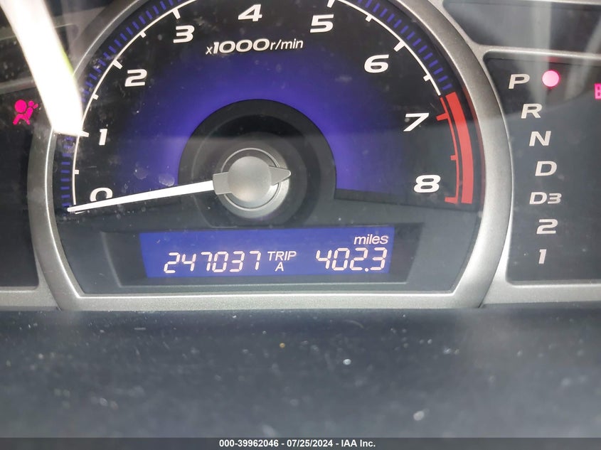 2008 Honda Civic Sdn Lx VIN: 1HGFA16508L109909 Lot: 39962046