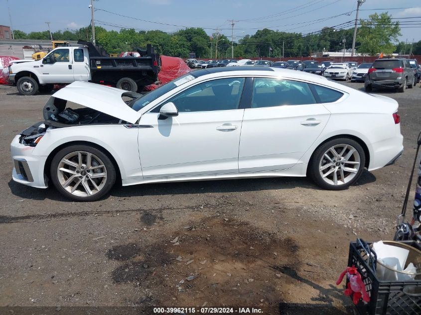 2023 Audi A5 Sportback Premium 45 Tfsi S Line Quattro S Tronic VIN: WAUDACF51PA063323 Lot: 39962115