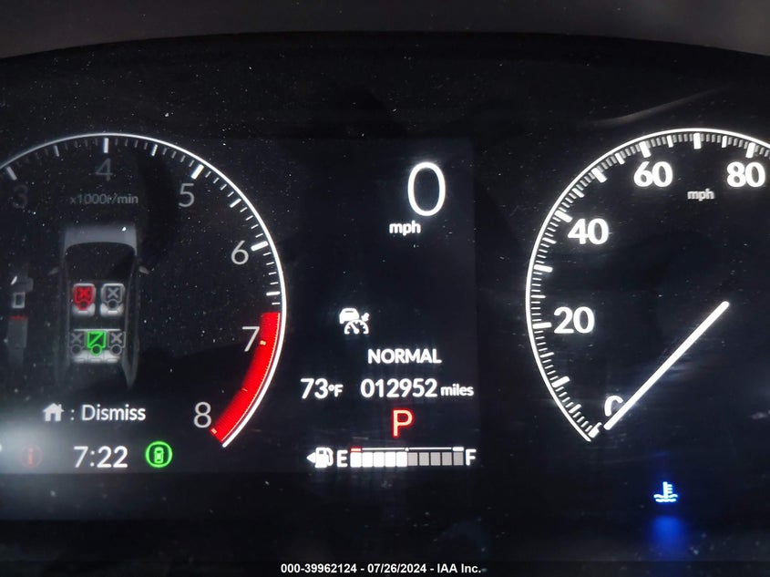 2024 Honda Hr-V 2Wd Sport/2Wd Sport W/O Bsi VIN: 3CZRZ1H56RM719289 Lot: 39962124