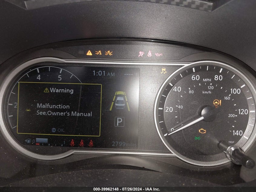 2024 Nissan Versa 1.6 Sv VIN: 3N1CN8EV8RL872480 Lot: 39962148