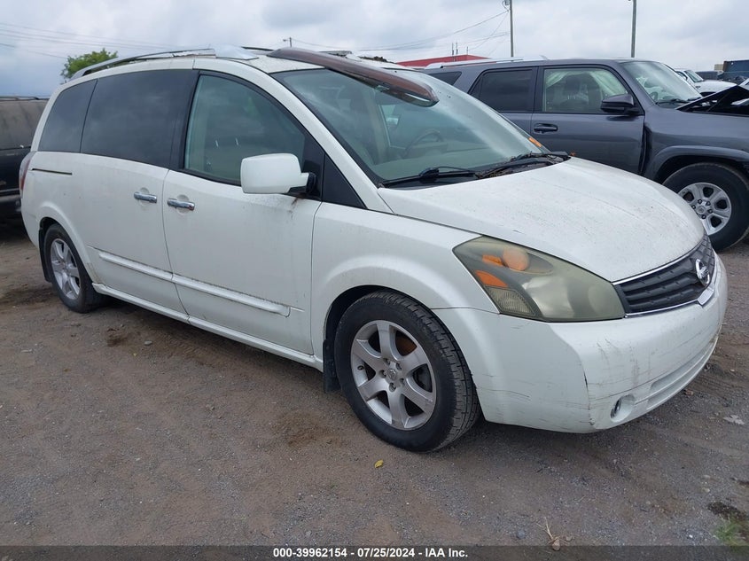 2008 Nissan Quest 3.5 Se VIN: 5N1BV28U78N107649 Lot: 39962154