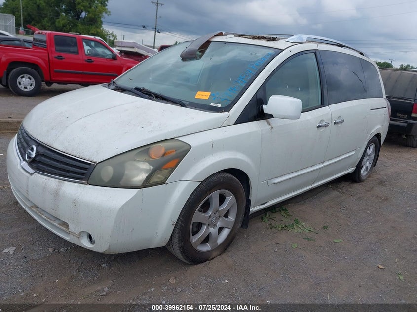 2008 Nissan Quest 3.5 Se VIN: 5N1BV28U78N107649 Lot: 39962154