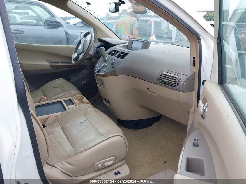 2008 Nissan Quest 3.5 Se VIN: 5N1BV28U78N107649 Lot: 39962154