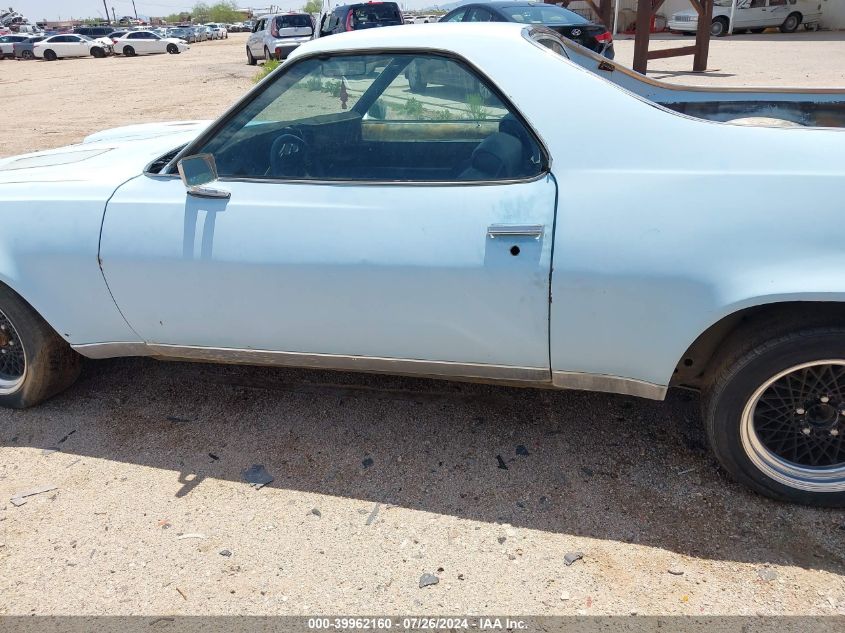 1975 Chevrolet El Camino VIN: 1D80L4Z416871 Lot: 39962160