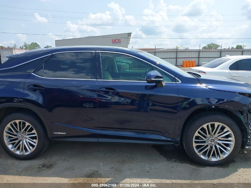 2021 Lexus Rx 450H VIN: 2T2JGMDA1MC063173 Lot: 39962168