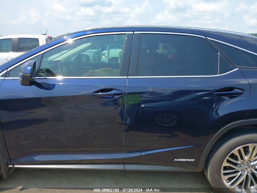 2021 Lexus Rx 450H VIN: 2T2JGMDA1MC063173 Lot: 39962168