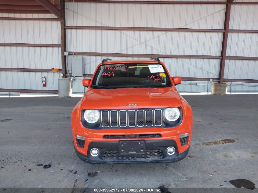 2021 Jeep Renegade Latitude Fwd VIN: ZACNJCBB9MPN16275 Lot: 39962172