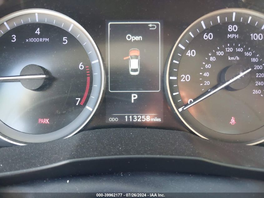 2016 Lexus Es 350 VIN: 58ABK1GG6GU005920 Lot: 39962177