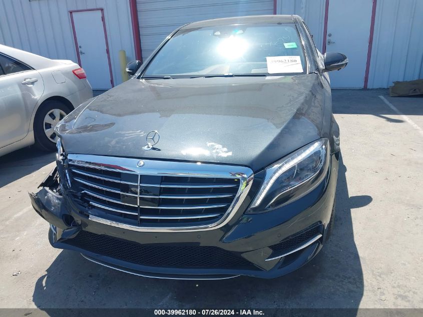 2016 Mercedes-Benz S 550 550 VIN: WDDUG8CB8GA232087 Lot: 39962180