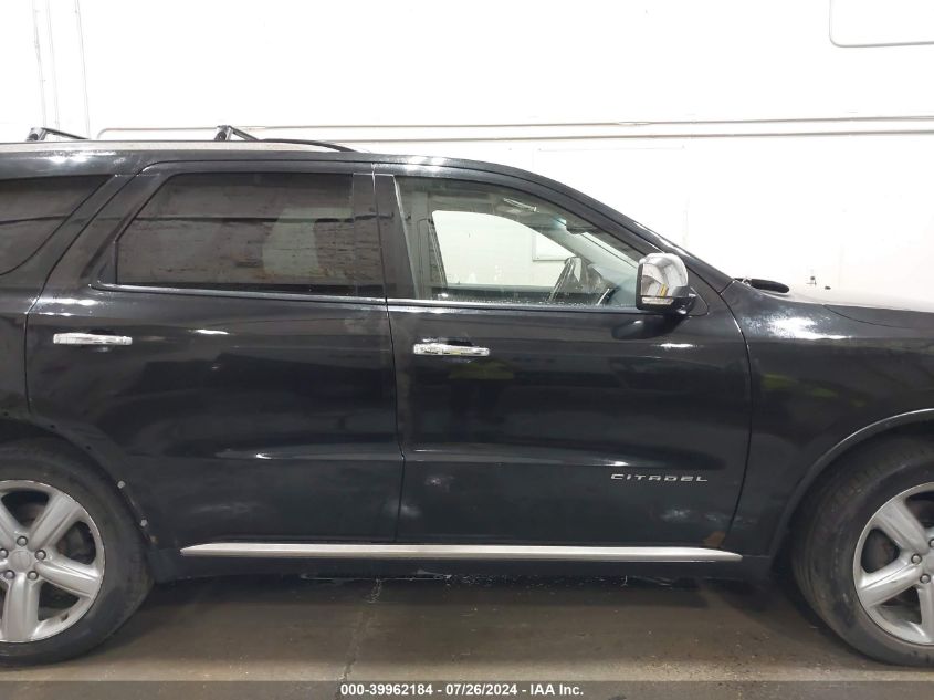 2011 Dodge Durango Citadel VIN: 1D4SE5GTXBC699665 Lot: 39962184