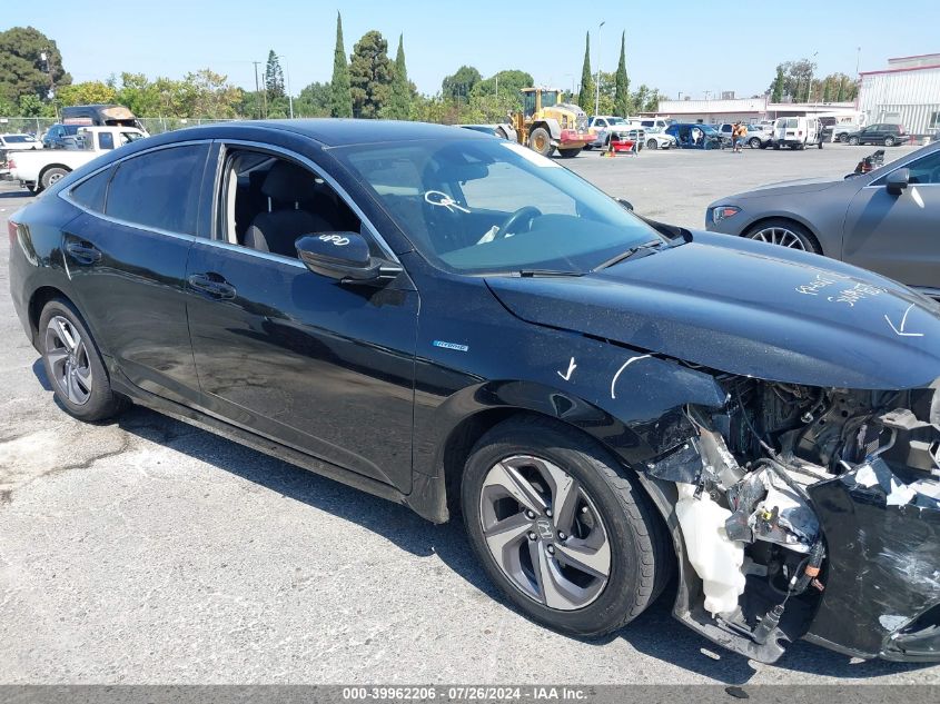 2019 Honda Insight Lx VIN: 19XZE4F10KE002390 Lot: 39962206