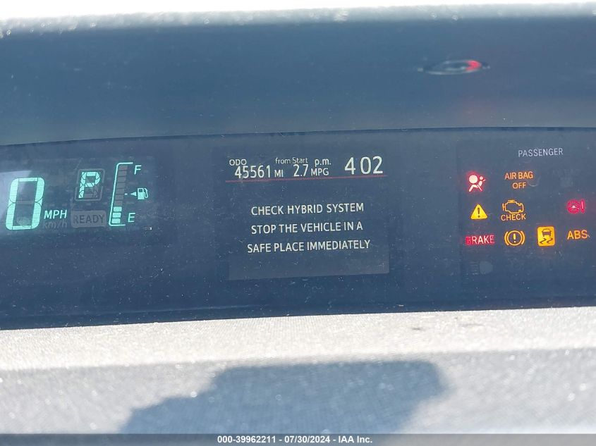 2012 Toyota Prius C Four/One/Three/Two VIN: JTDKDTB35C1501129 Lot: 39962211