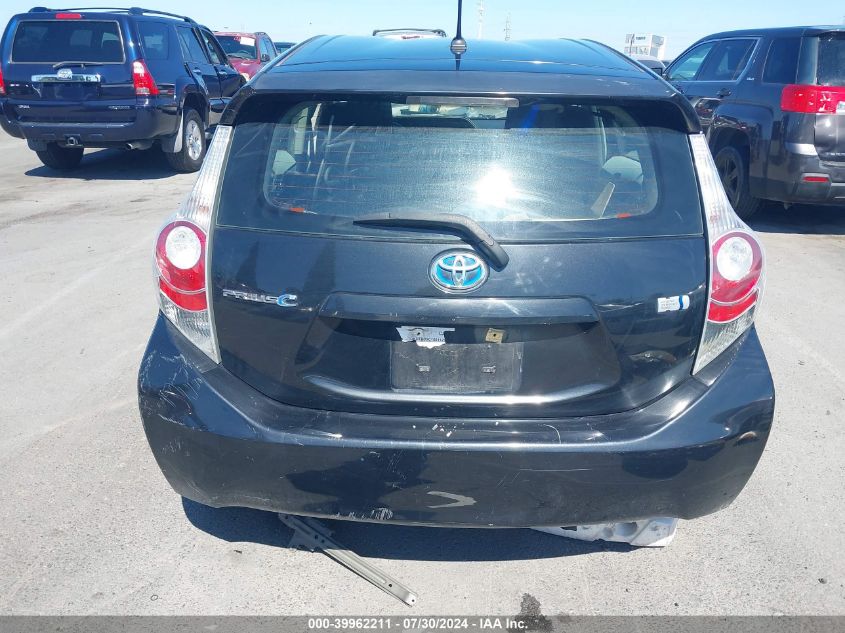 2012 Toyota Prius C Four/One/Three/Two VIN: JTDKDTB35C1501129 Lot: 39962211
