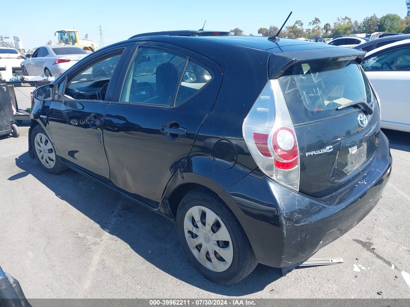 2012 Toyota Prius C Four/One/Three/Two VIN: JTDKDTB35C1501129 Lot: 39962211