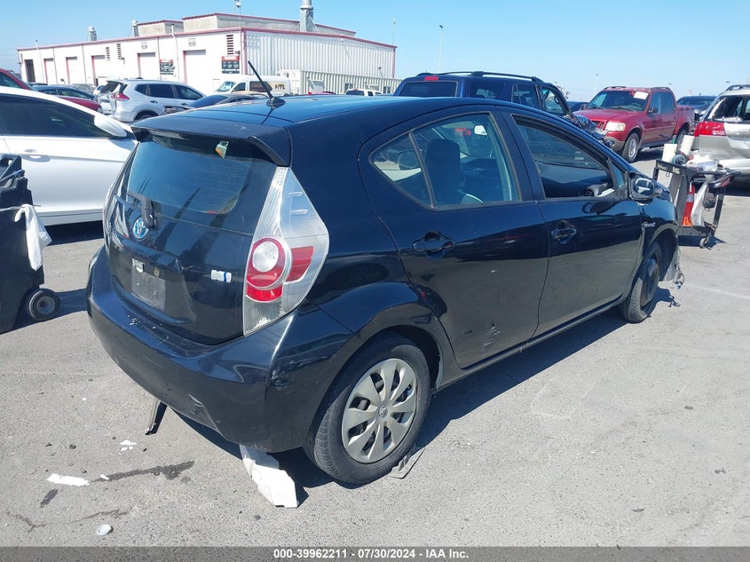 2012 Toyota Prius C Four/One/Three/Two VIN: JTDKDTB35C1501129 Lot: 39962211